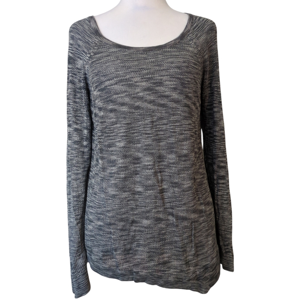Rock & Republic size XL asymmetric sweater color black, gray